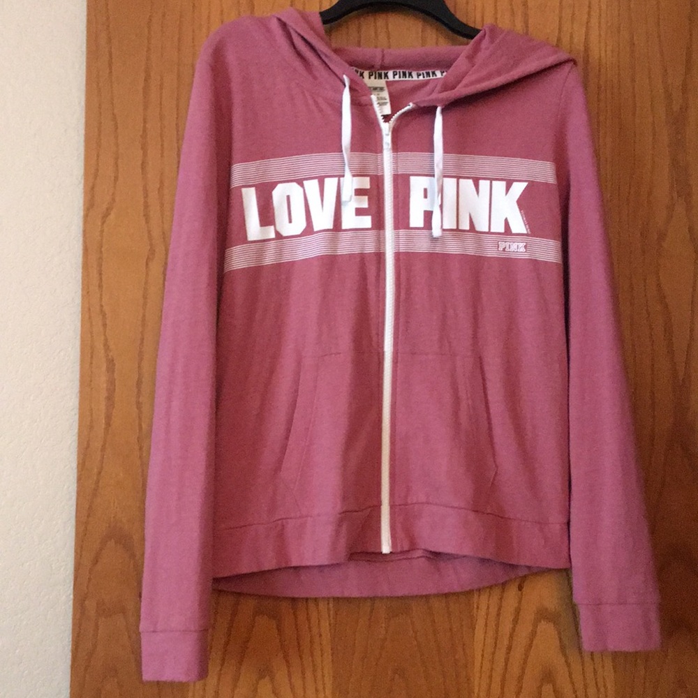 PInk lightweight hoodie